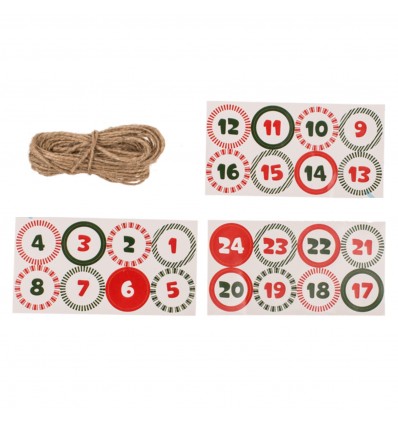 Calendrier de l'avent maisons DIY