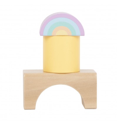 Seau de 50 formes Pastel en bois - Small Foot