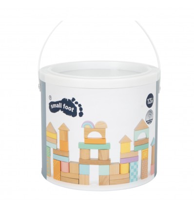 Seau de 50 formes Pastel en bois - Small Foot
