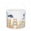 Seau de 50 formes Pastel en bois - Small Foot