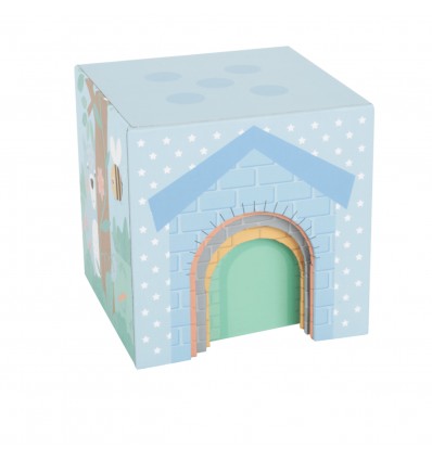 Cubes à empiler et animaux en bois - Small Foot