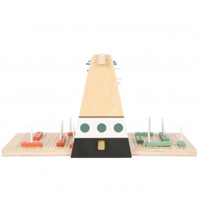 Bataille Navale en bois "Regate Gold Edition"