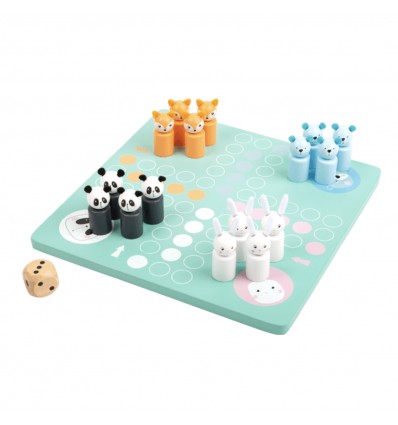 Jeu de petits chevaux en bois - Small foot