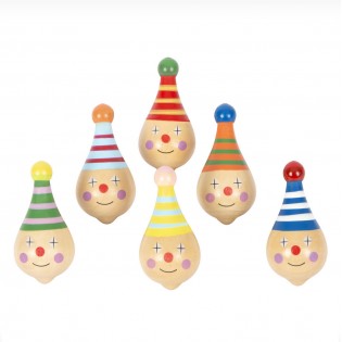 Toupie clown en bois - Small Foot 2