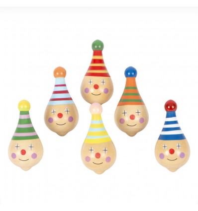Toupie clown en bois - Small Foot