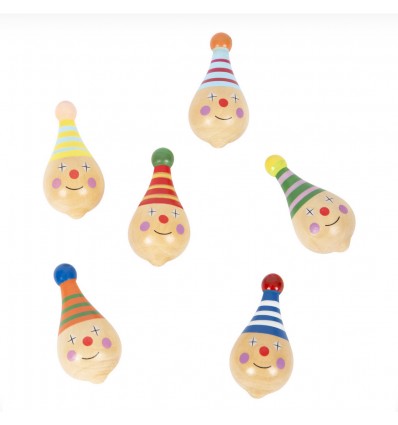 Toupie clown en bois - Small Foot