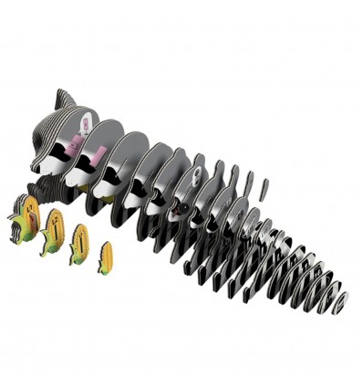 Eugy puzzle Raton laveur 3D en carton