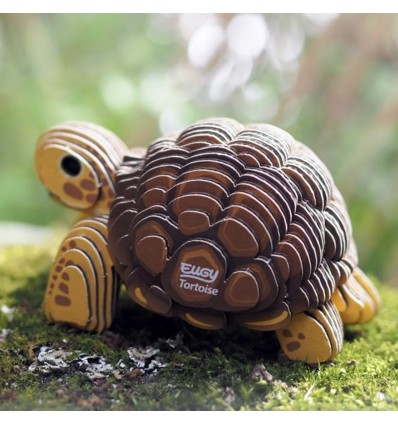 Eugy puzzle Tortue de terre 3D en carton