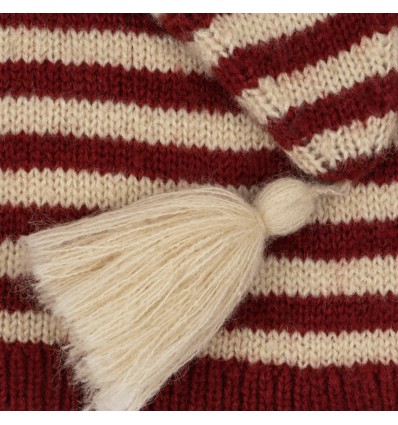 Bonnet tricot rayé - Konges Slojd