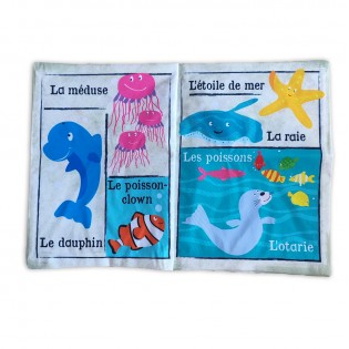 Livre d'éveil à froisser "Sous la mer" - Mon Petit Journal 2