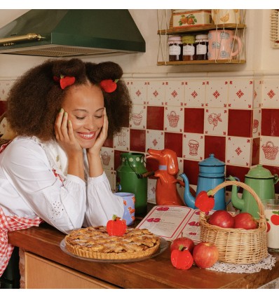 Pince à cheveux pomme - Coucou Suzette