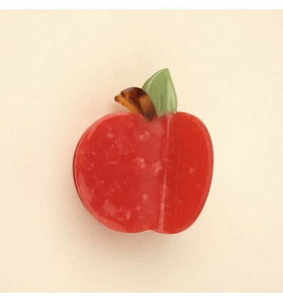 Pince à cheveux pomme - Coucou Suzette