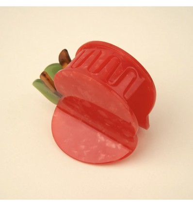 Pince à cheveux pomme - Coucou Suzette