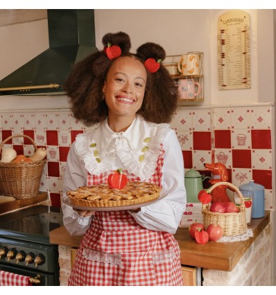 Pince à cheveux pomme - Coucou Suzette
