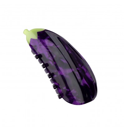 Pince à cheveux Aubergine - Coucou Suzette