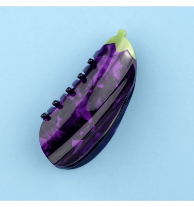Pince à cheveux Aubergine - Coucou Suzette