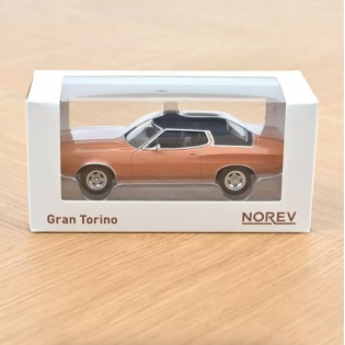 Ford Gran Torino 1974 Marron - Norev 2