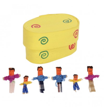 Boîte de 6 poupées d'inquiétude - Rex London