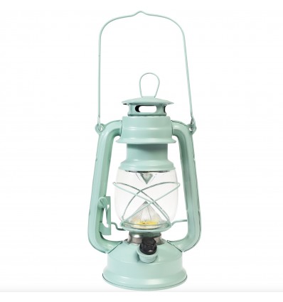 Lanterne tempête turquoise LED - Rex