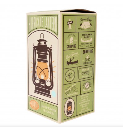 Lanterne tempête turquoise LED - Rex