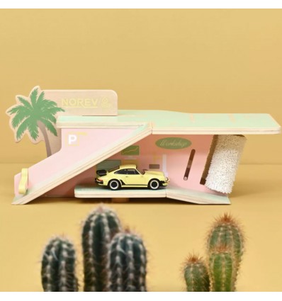 Station service Palm Springs en bois - Norev