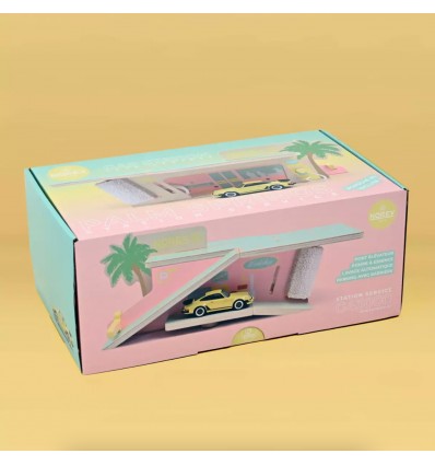 Station service Palm Springs en bois - Norev