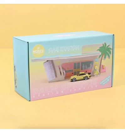 Station service Palm Springs en bois - Norev