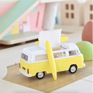 VW Combi T2b Camper Van 1973 Jaune - Norev 2