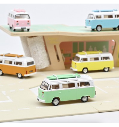 VW Combi T2b Camper Van 1973 Jaune - Norev
