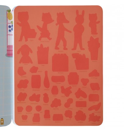 Stickers repositionnables "mon petit marché"