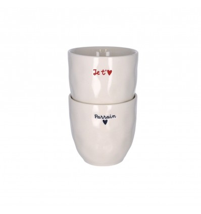 Tasse à café "Je t' ❤️"