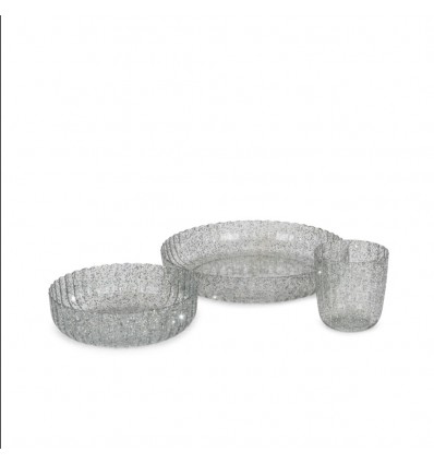 Set vaisselle argenté à paillettes - Konges Slojd