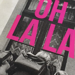 Carte vintage "Oh la la" - Atelier Kencre 2