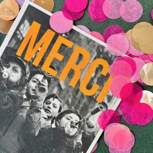 Carte vintage "Merci" - Atelier Kencre 2