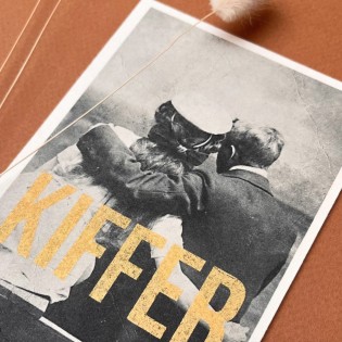 Carte vintage "Kiffer" - Atelier Kencre 2