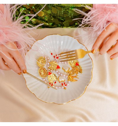 Boucles d'oreilles "Sucre d'orge" - Coucou Suzette