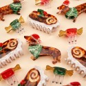 Pince à cheveux Bûche de Noël - Coucou Suzette