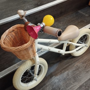 Klaxon de vélo coeur Rose et jaune 2