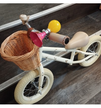 Klaxon de vélo coeur Rose et jaune