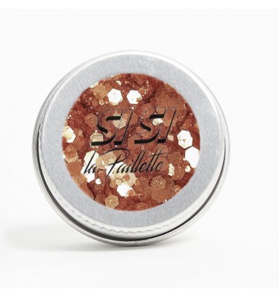 Paillettes bio Cuivre moustache - Sisi La Paillette