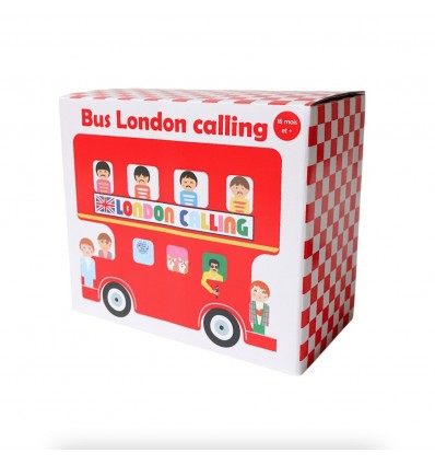 Bus londonien en bois