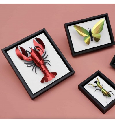 Cadre noir en bois (plusieurs dimensions)