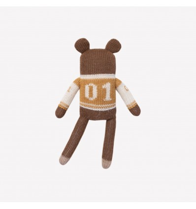 Doudou Ourson teddy baseball - Main Sauvage