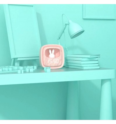 Réveil veilleuse Billy Clock Rose - Mobility on Board