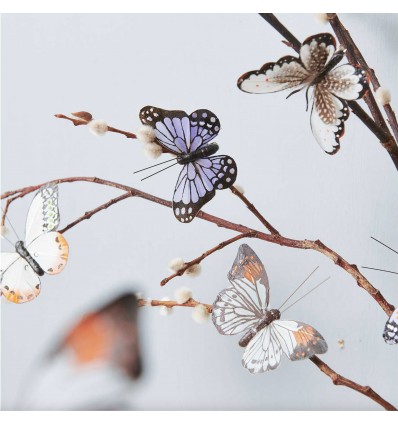 Papillon décoratif à cliper tons violets - Rico Design