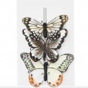 Papillon décoratif à cliper Blanc - Rico Design