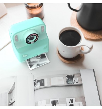 Appareil photo impression thermique Pixiprint bleu - Mobility on board