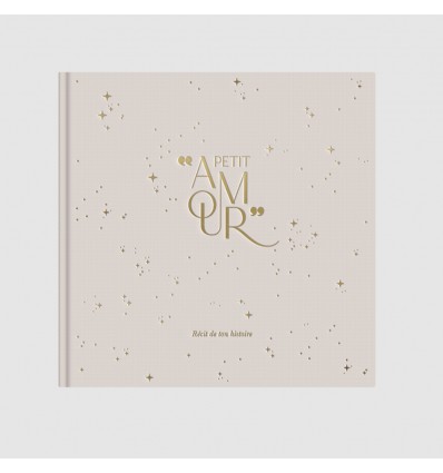 Livre de Naissance Petit Amour Beige - Zakuw