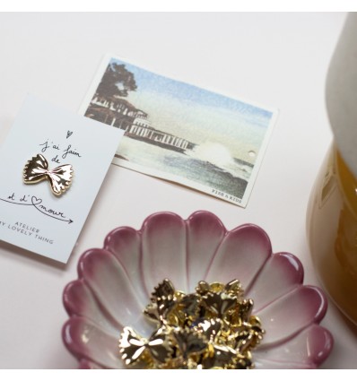 Pin's dorée Farfalle - My Lovely Thing