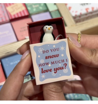 Mini grigri pingouin - Lisa Angel